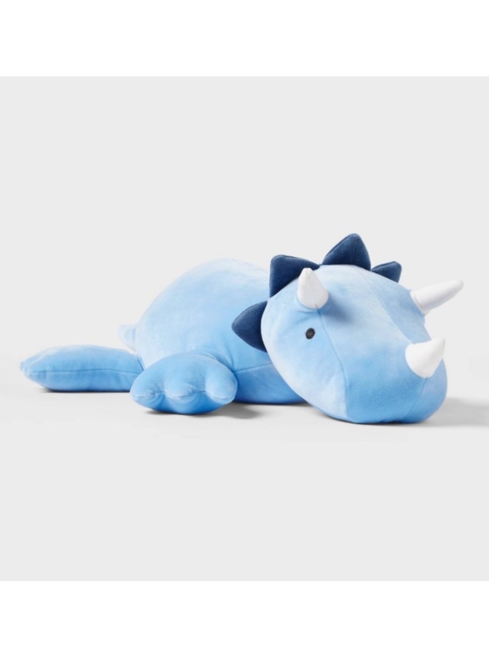 Blue Dinosaur Weighted Plush Throw Pillow - Pillowfort